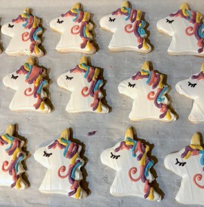 Picture of unicorn sugar cookies