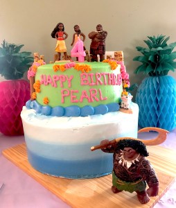 Photo of Moana themed birthday cake
